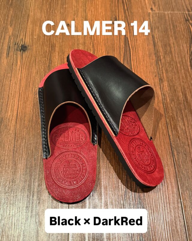 Glitter Leather Sandal グリッターレザーサンダル CALMER-クロムエクセルレザーを使用した日本製ハンドメイド