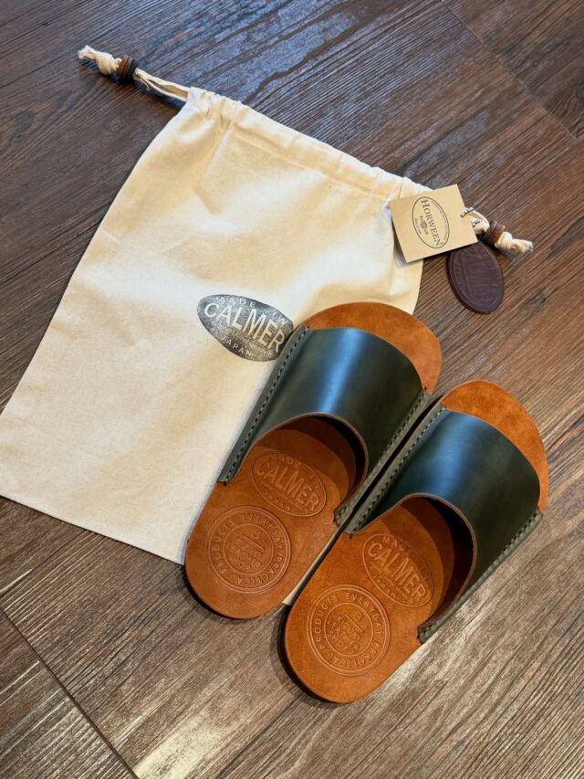CALMER Kizuki Leather サンダル　クロムエクセルレザー CALMER－クロムエクセルレザーを使用した日本製ハンドメイド